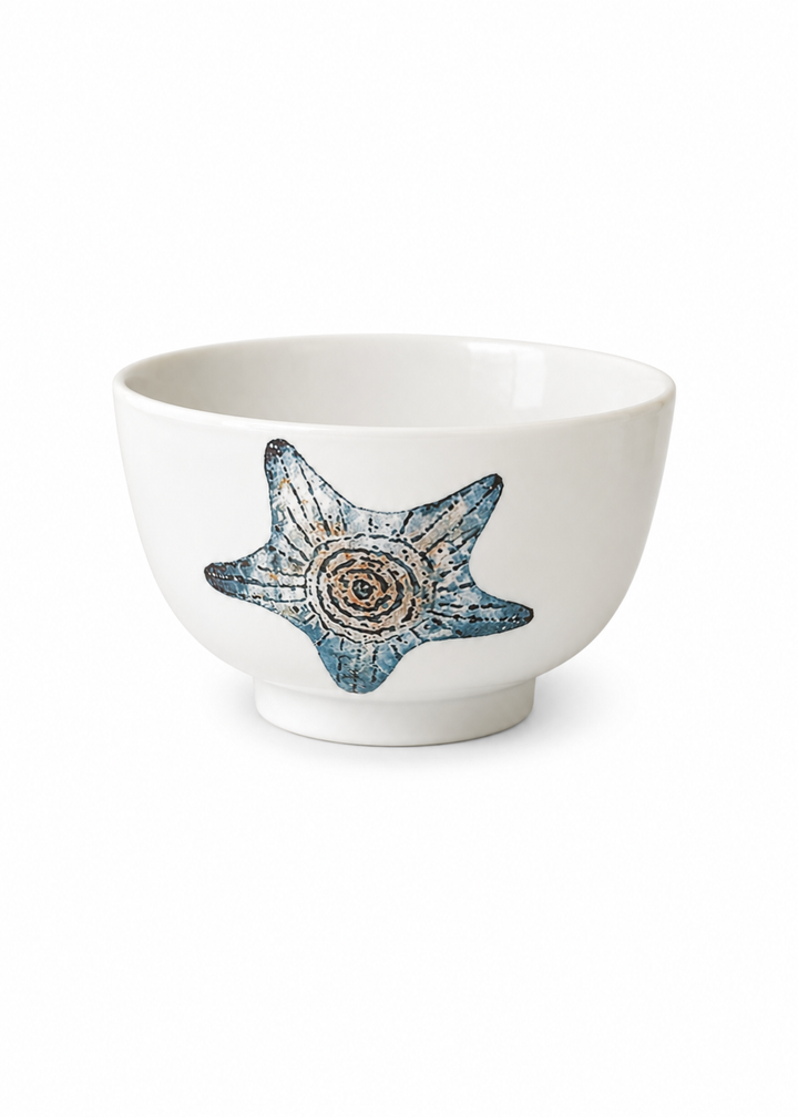 Coastal Starfish Porcelain Bowl