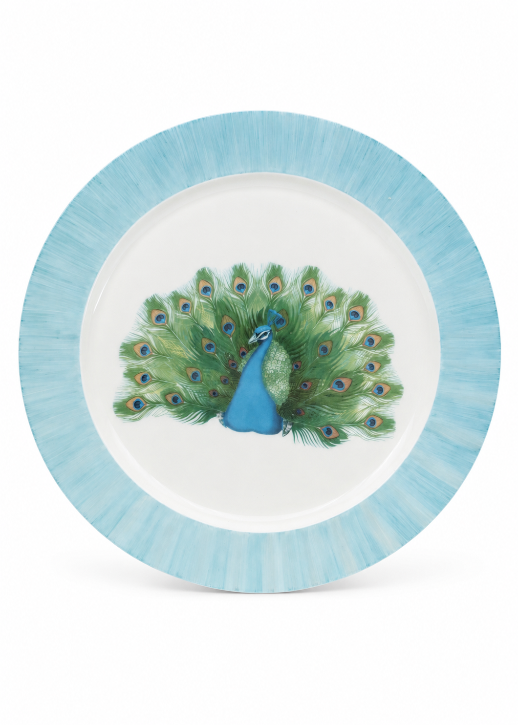 Peacock Porcelain Serving Platter