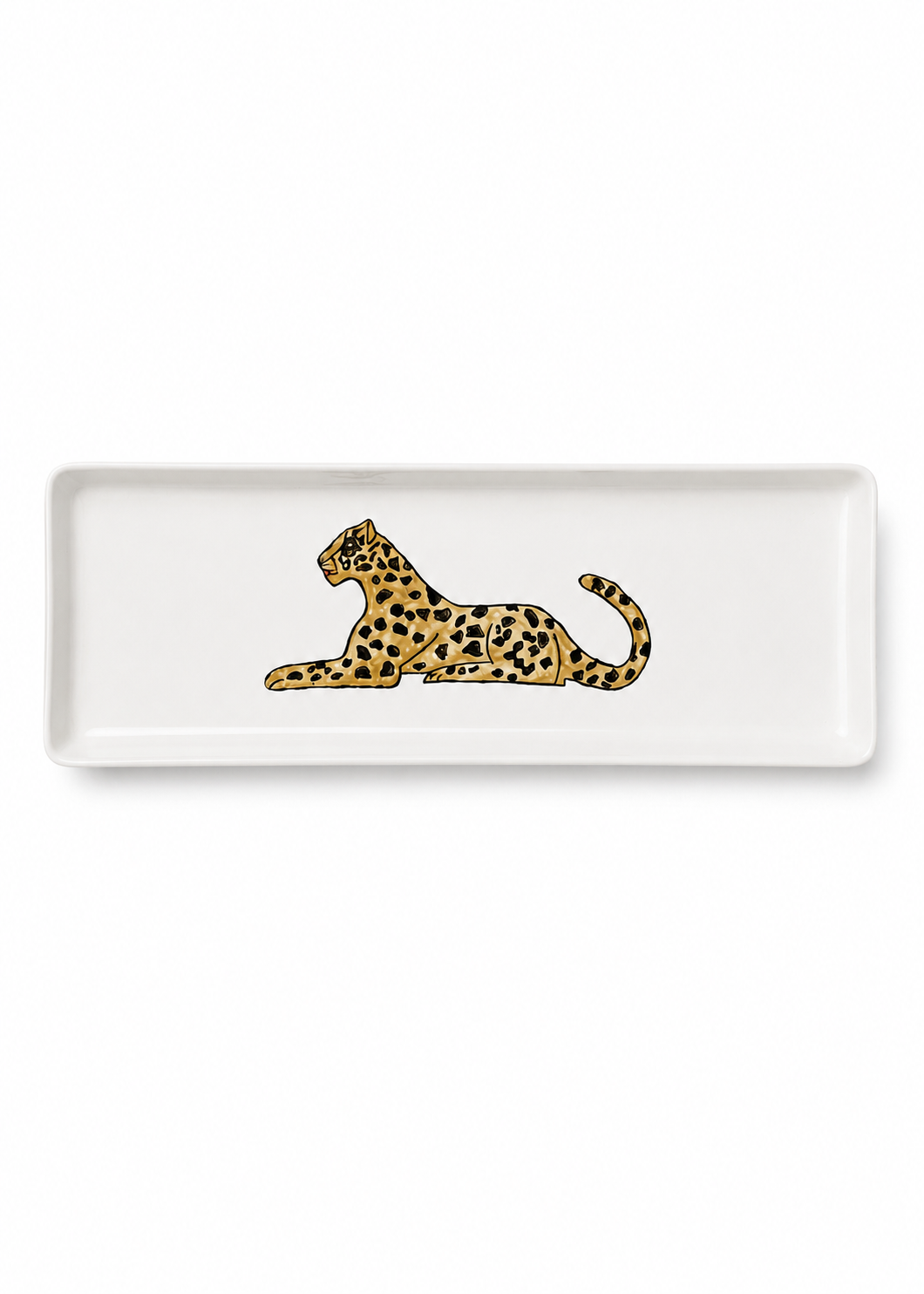 Hand-Painted Jaguar Football Season Porcelain Platter