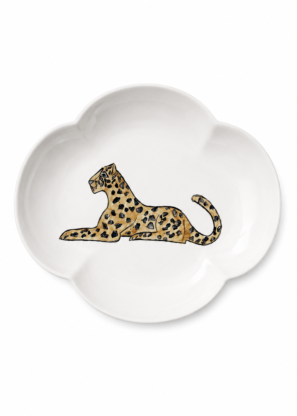 Hand-Painted Jaguar Football Season Porcelain Bowl
