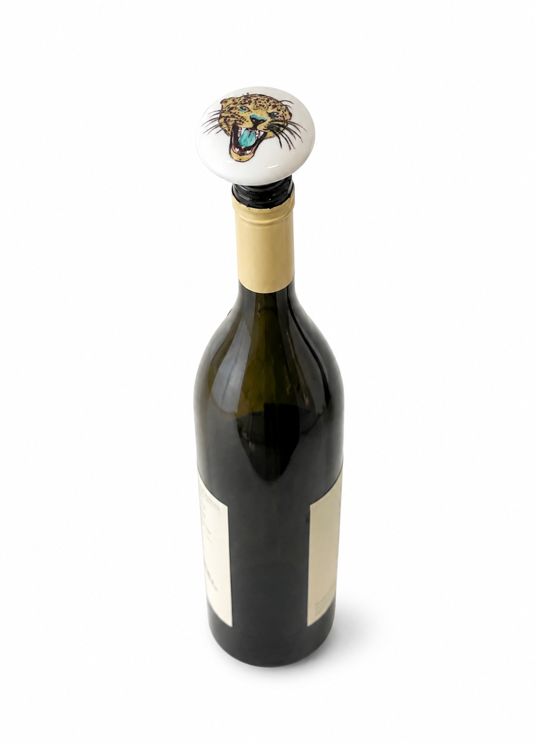 Jaguar Football Season Porcelain Wine Stopper