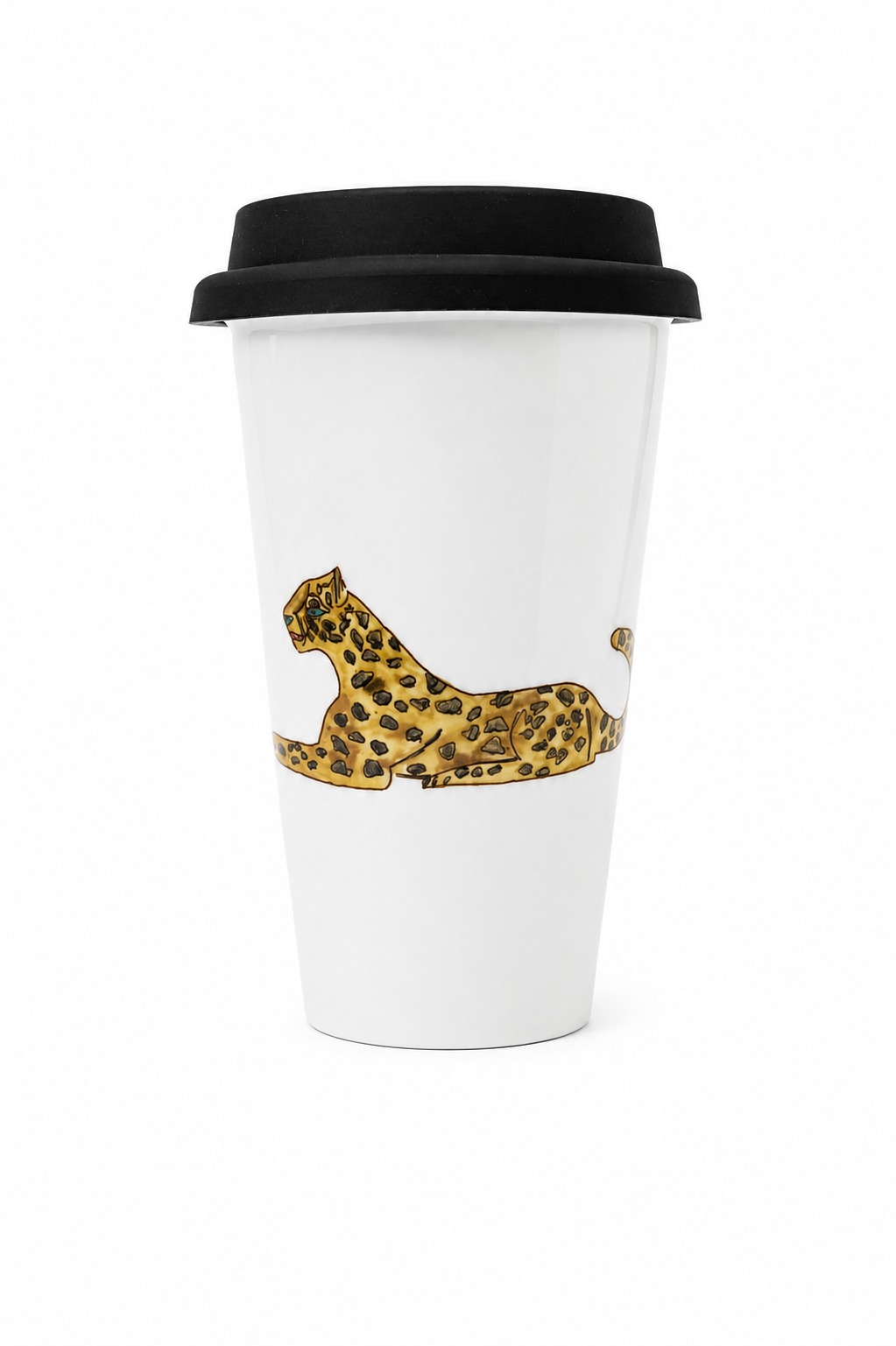 Insulated Jaguar Football Season Porcelain Coffee Mug