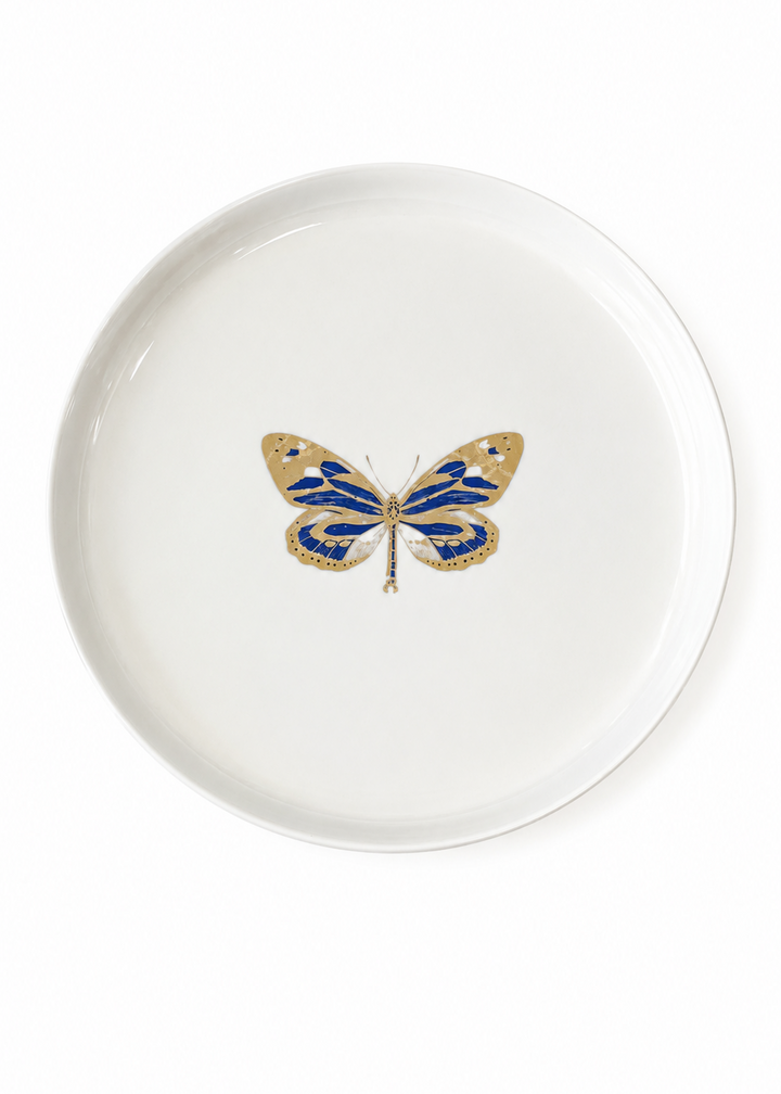 Butterfly Porcelain Salad Plates (Set of 4)
