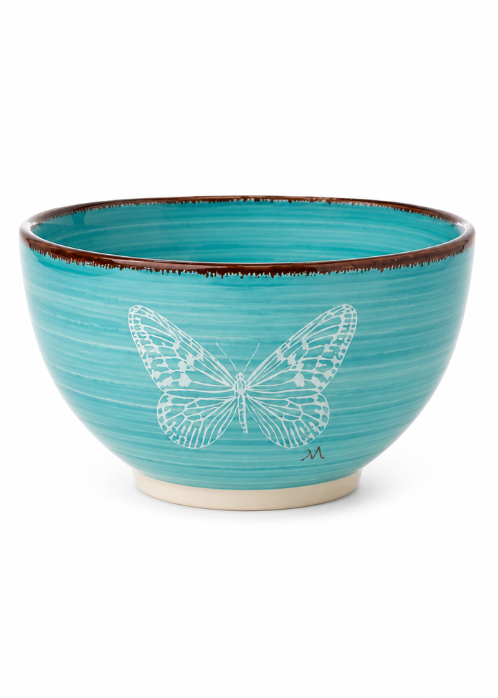 Butterfly Breeze Turquoise Bowl Collection (Set of 4)