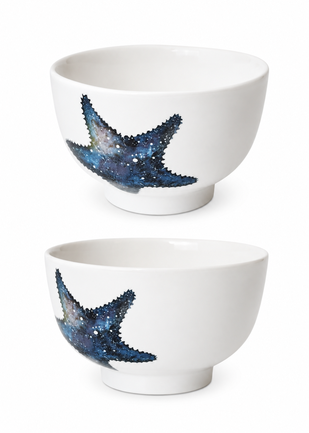 Coastal Starfish Porcelain Bowl