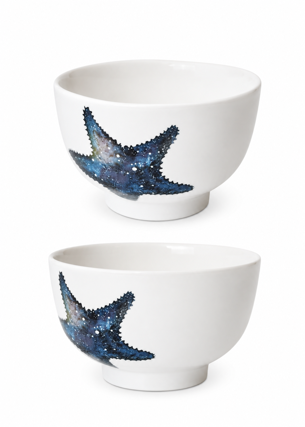 Coastal Starfish Porcelain Bowl
