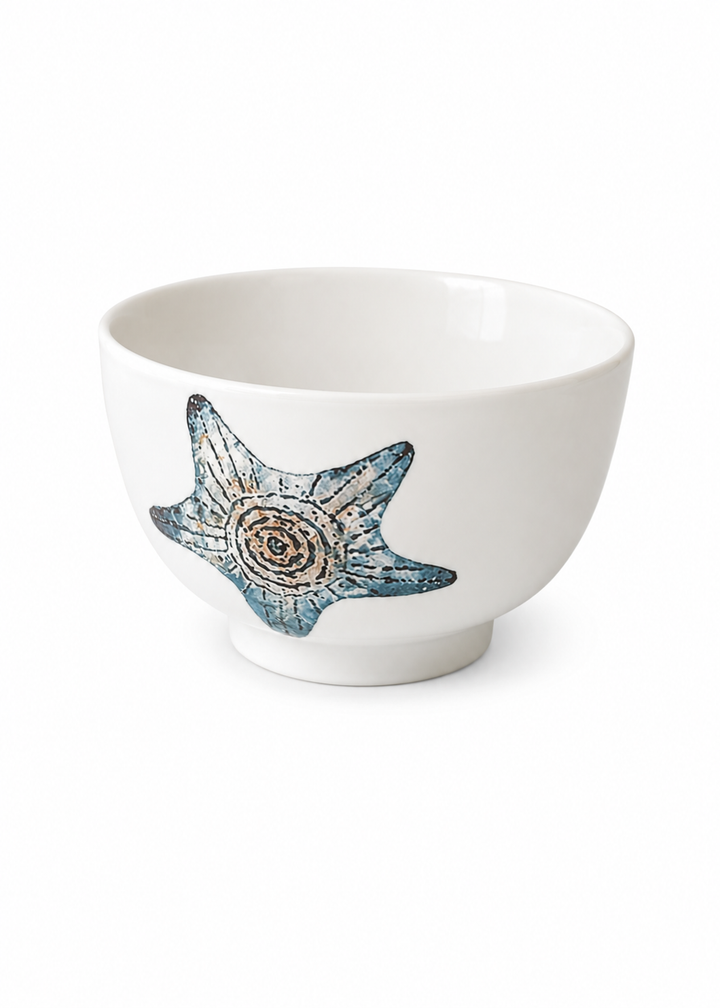 Coastal Starfish Porcelain Bowl