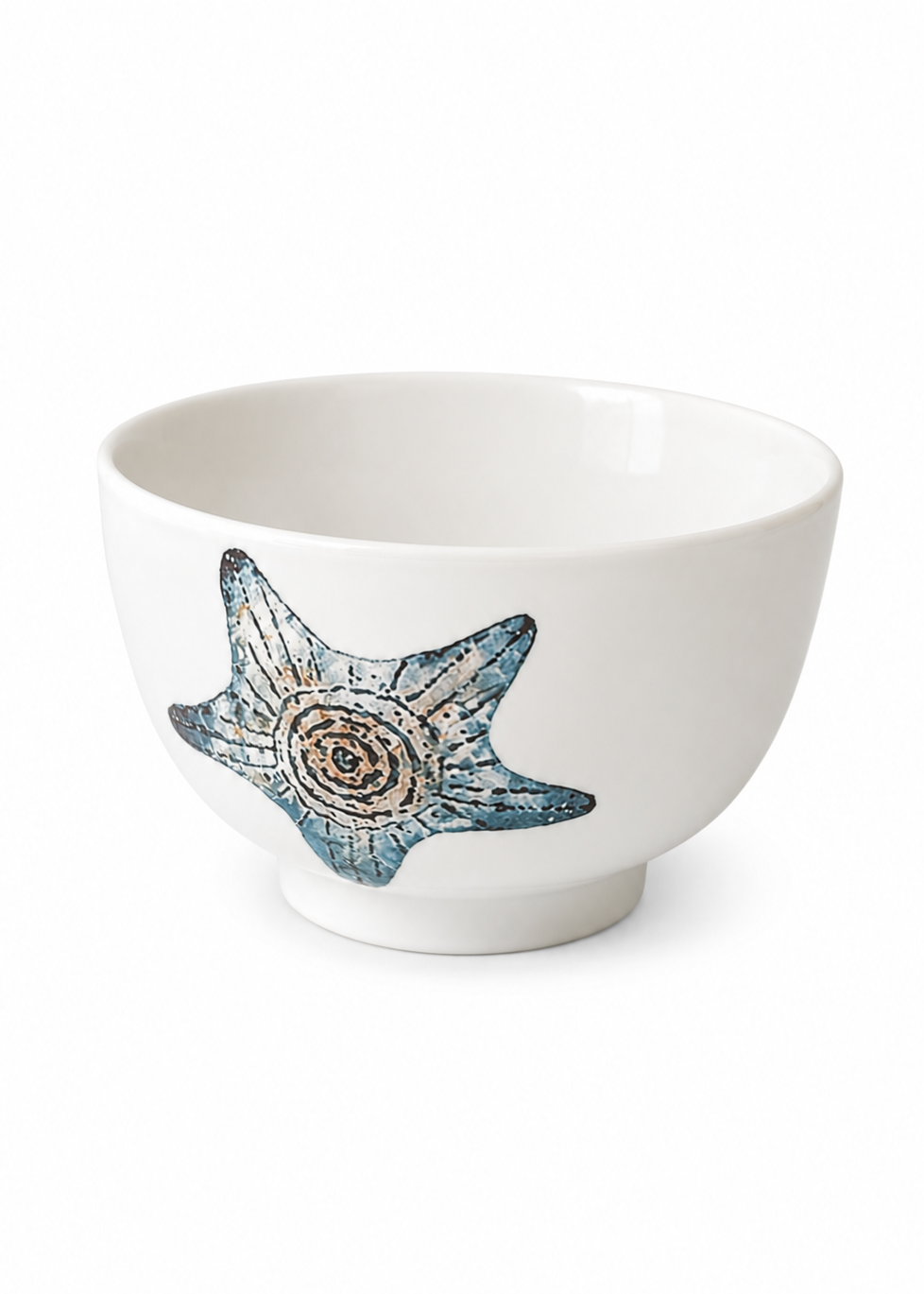 Coastal Starfish Porcelain Bowl