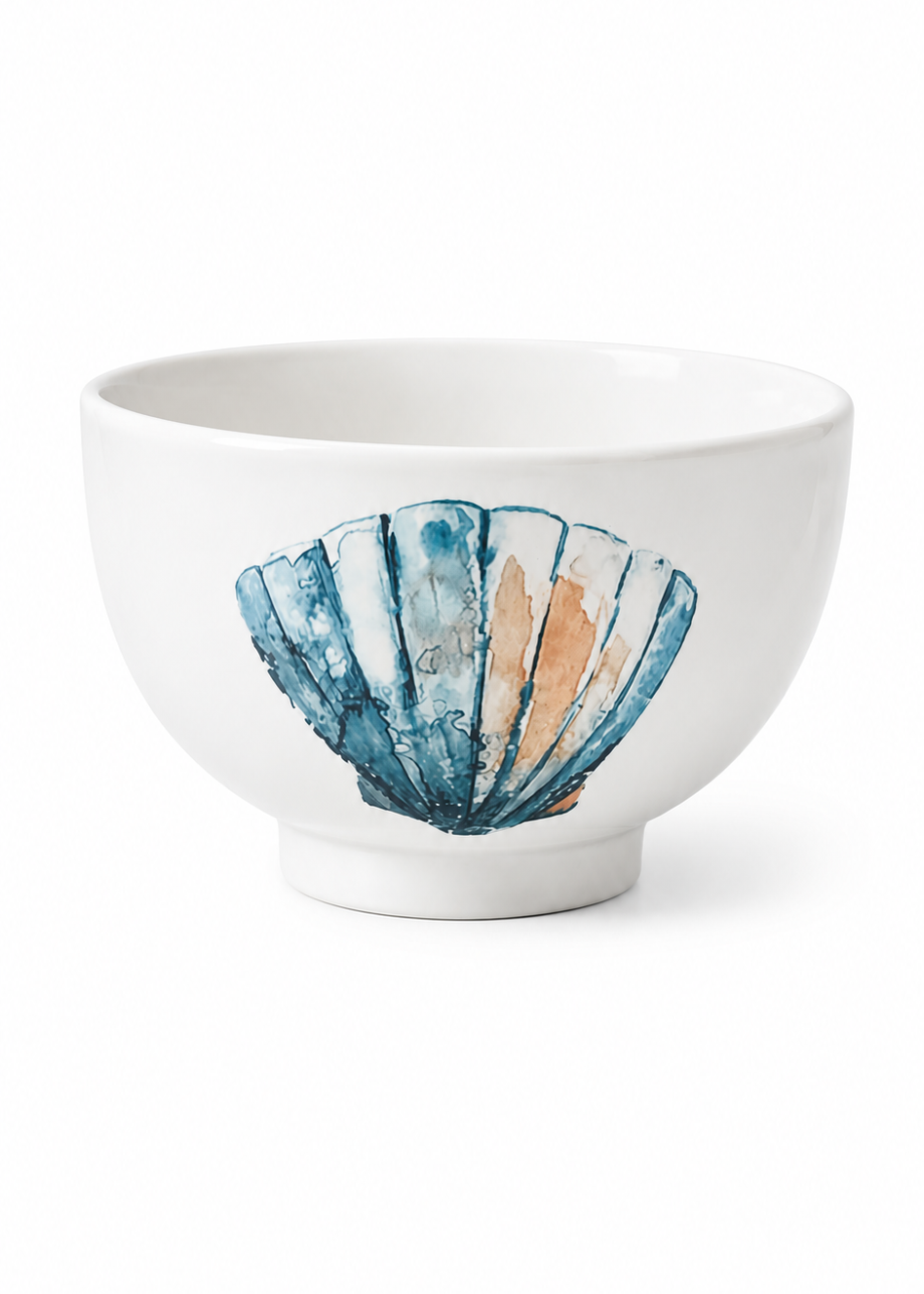 Seashell Breeze Porcelain Bowl