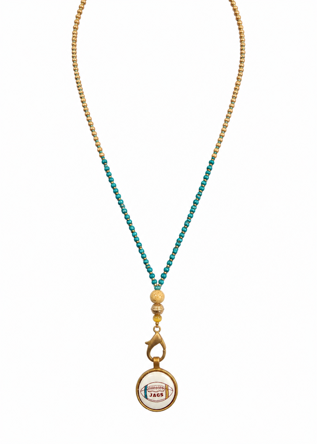 Jacksonville Jaguars Double Wrap Necklace