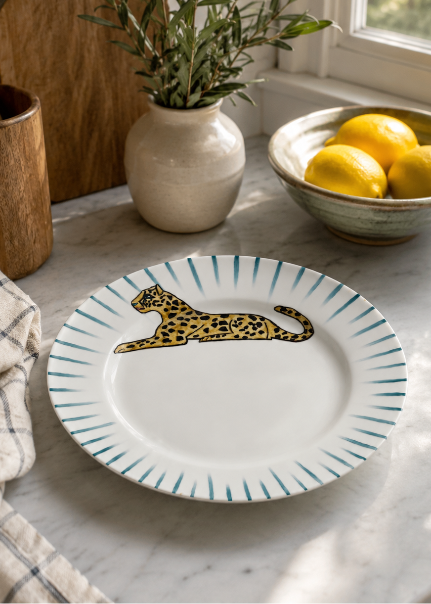 Jaguar Porcelain Game Day Plate