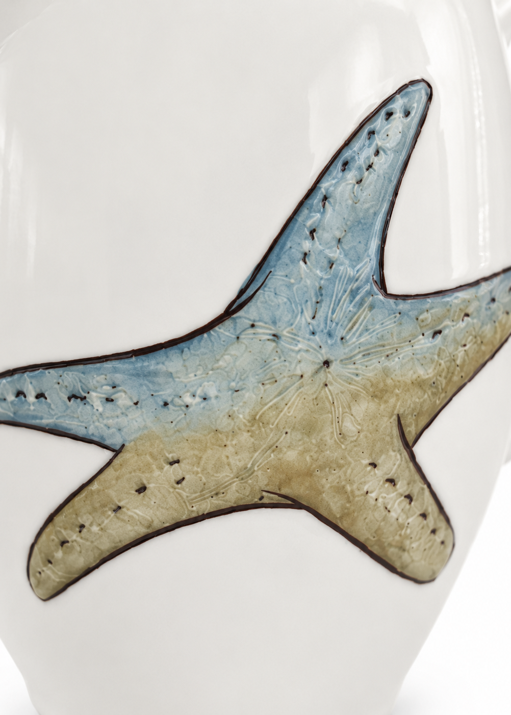 Coastal Starfish Porcelain Pitcher