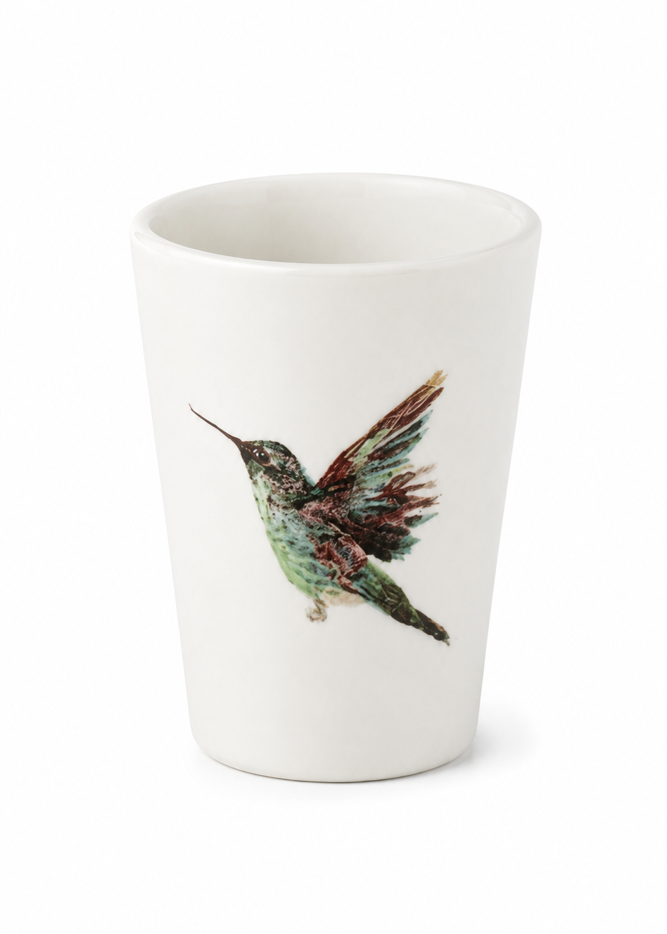 Hummingbird Porcelain Shot Glass