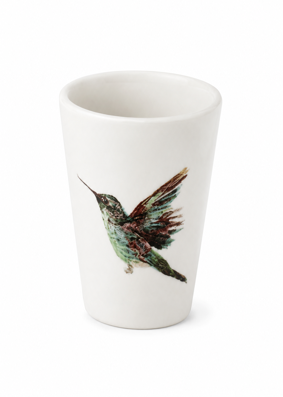 Hummingbird Porcelain Shot Glass