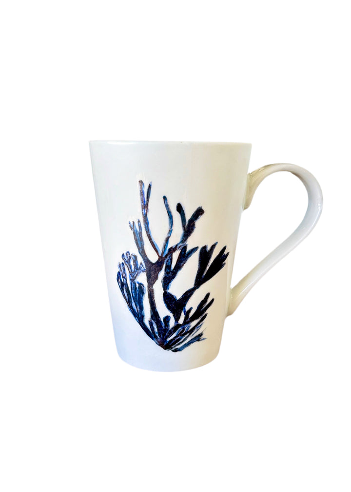 Blue Coral Coastal Mug