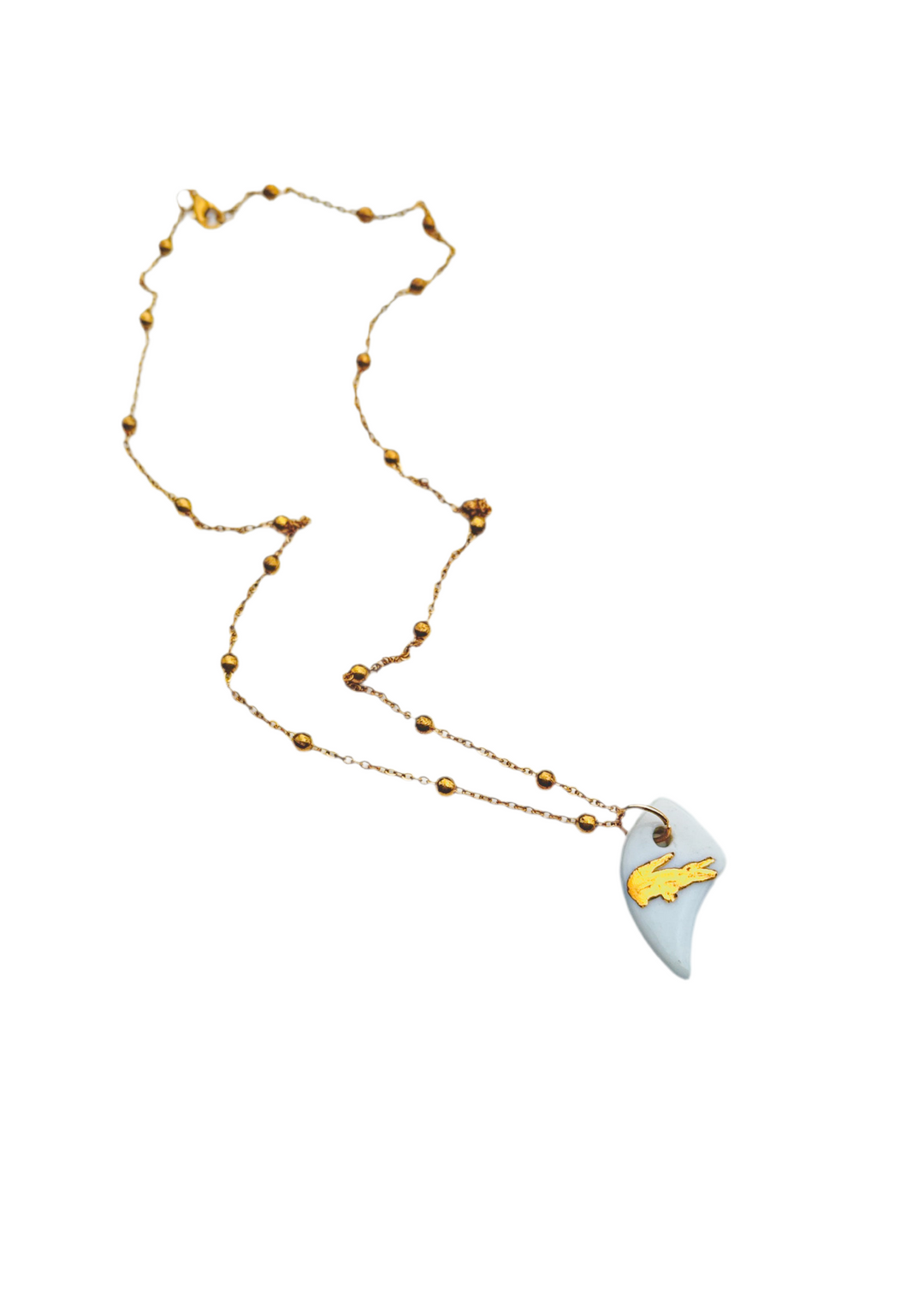 Gator Game Day Gold Necklace Football Jewelry College Mascot