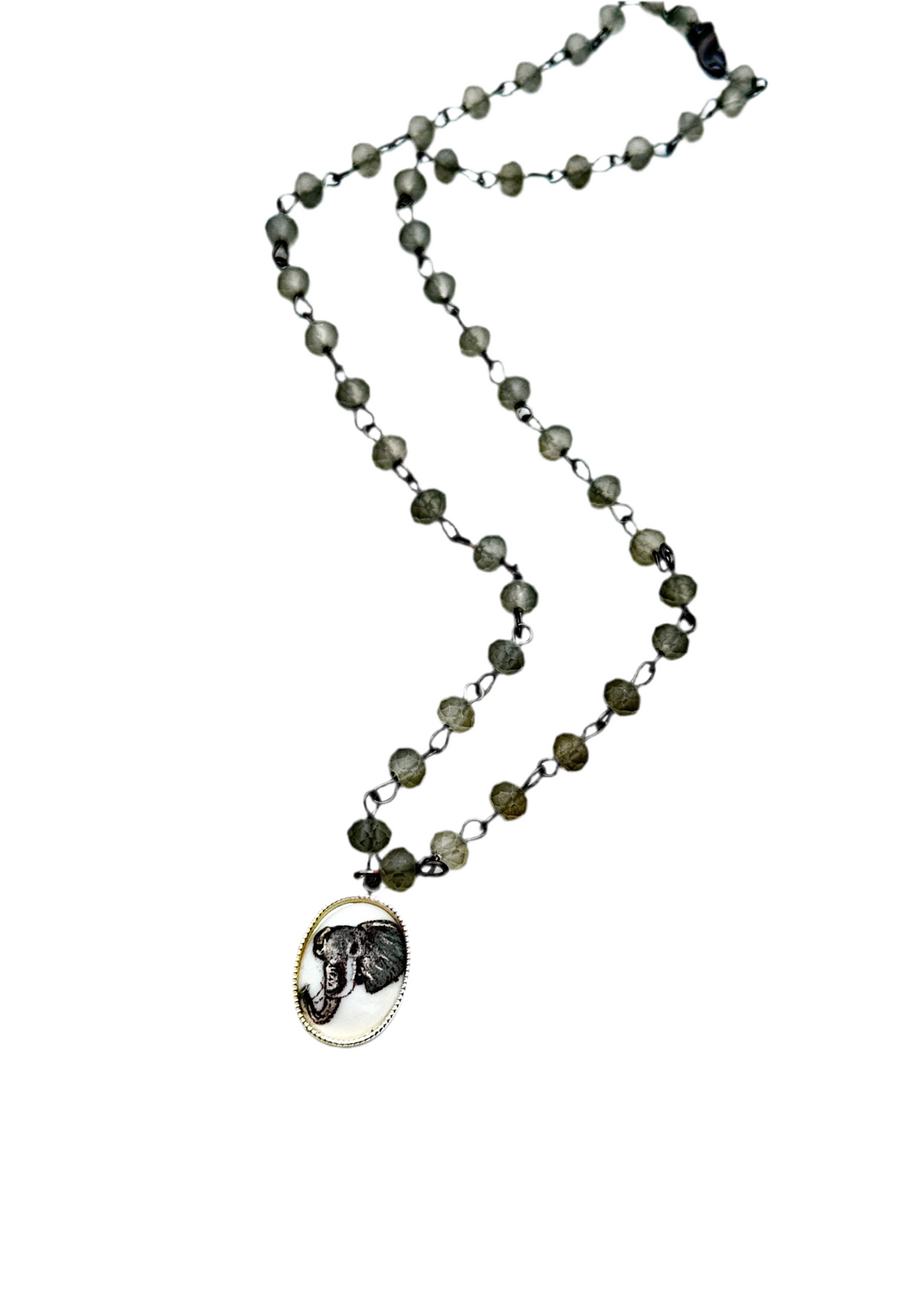 Elephant Game Day Necklace Football Team Jewelry Mascot