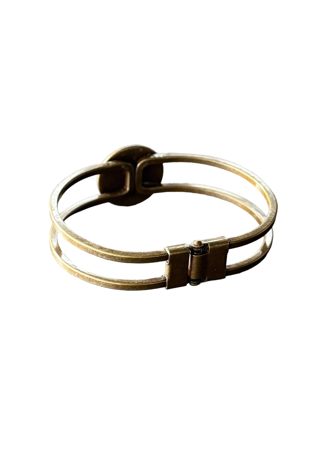 Shark Tooth Bronze Cuff Bracelet