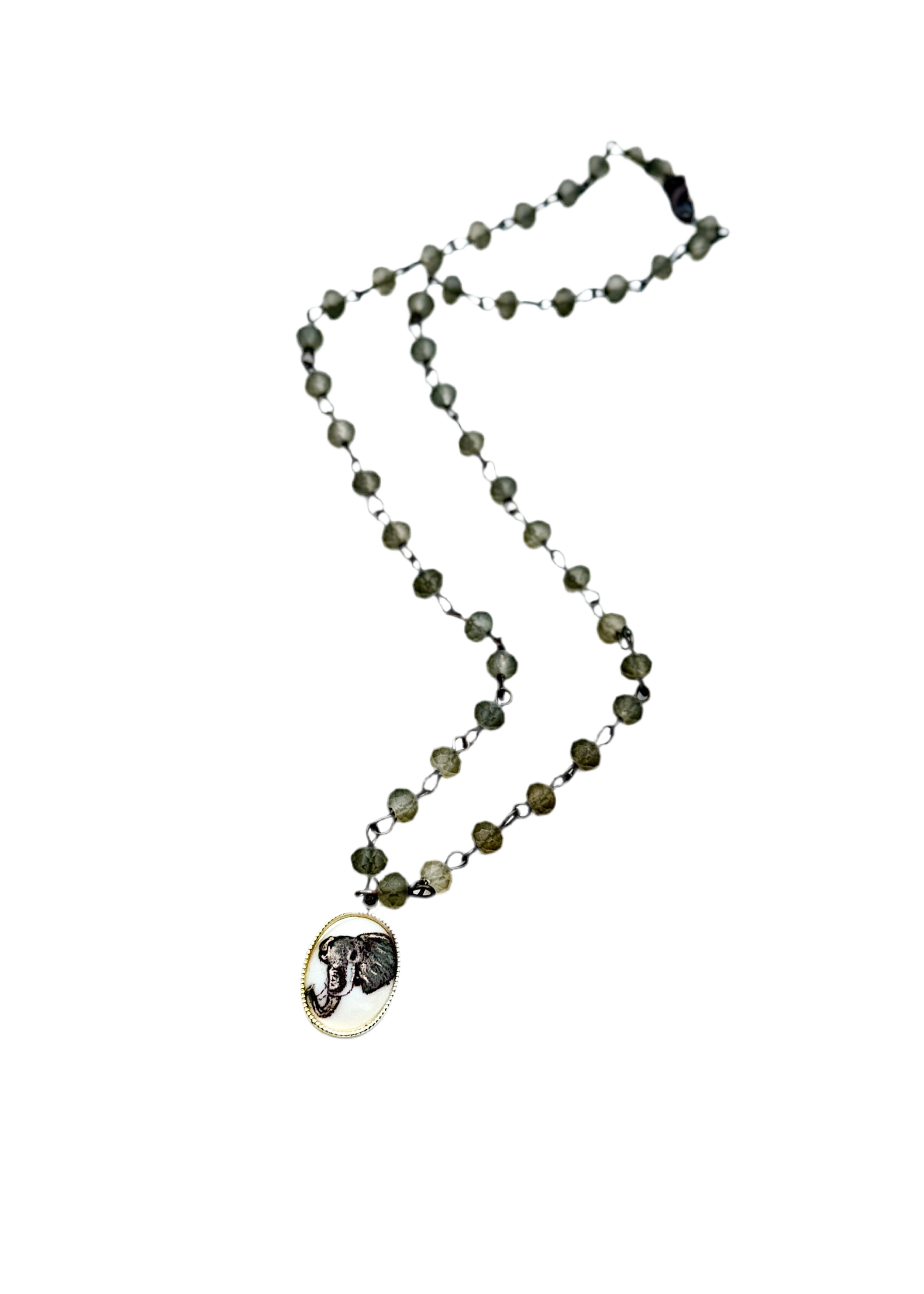 Elephant Game Day Necklace – Football Team Mascot Jewelry