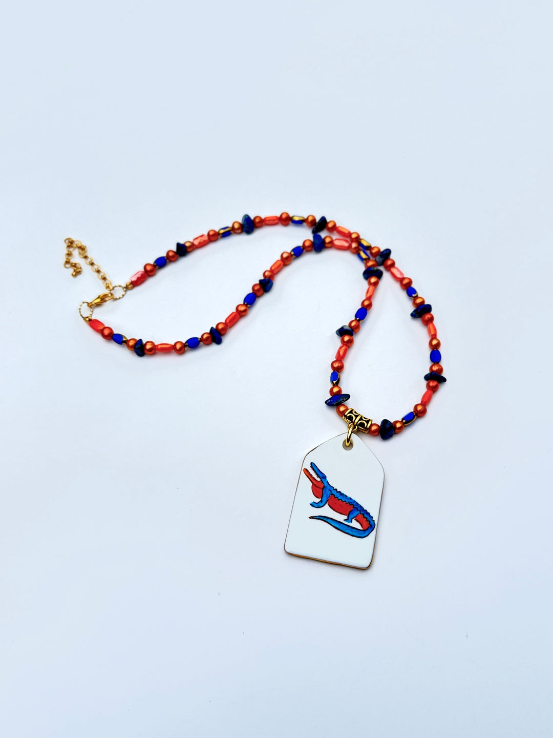 Gator Game Day Necklace Mascot Jewelry Football Season