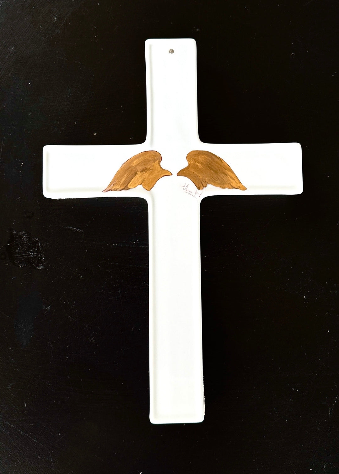 Angel Wings Cross Wall Decor