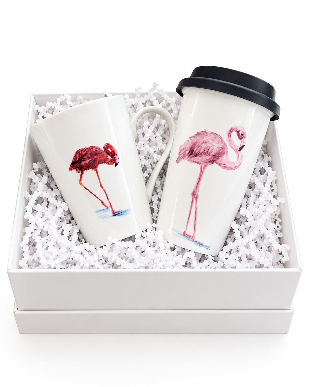 Mug Coastal Flamingo Gift Bundle