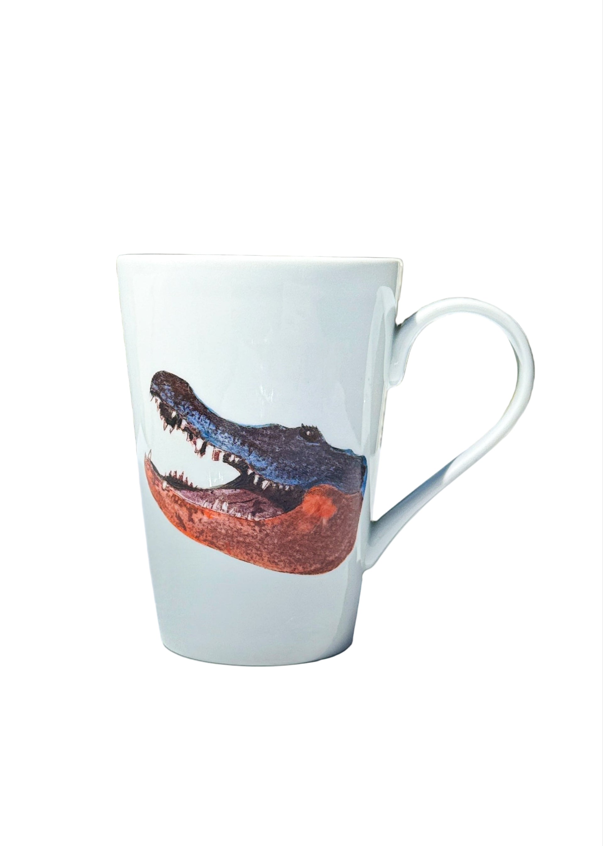 Gator Mug Mascot Coffee Cup Orange Blue College Football