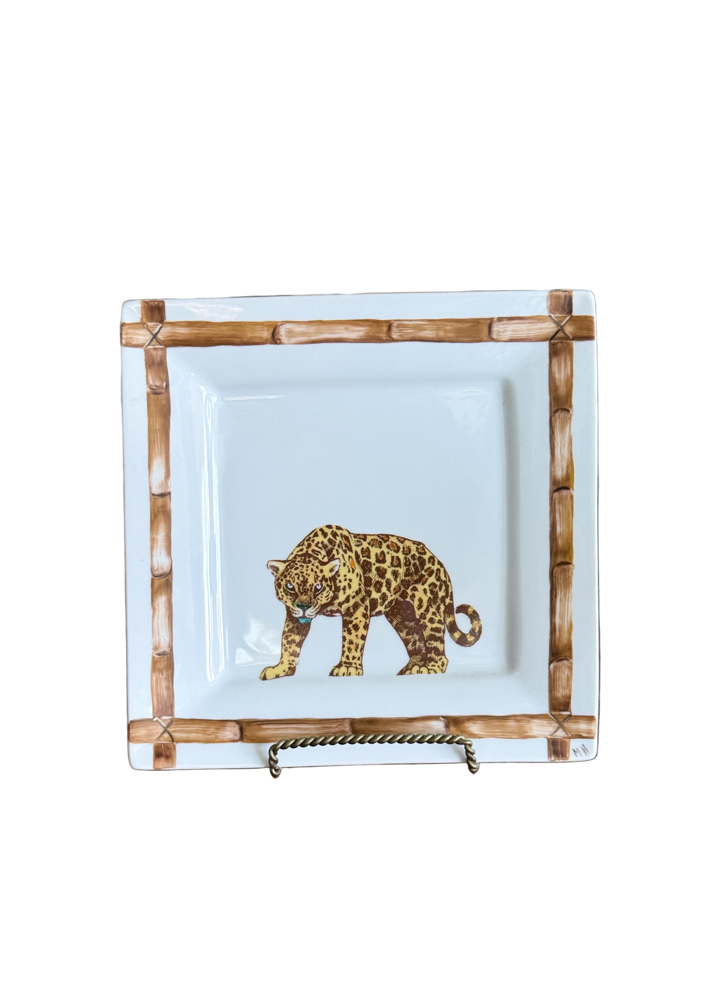 Jaguar Serving Platter Jag Decor Bamboo