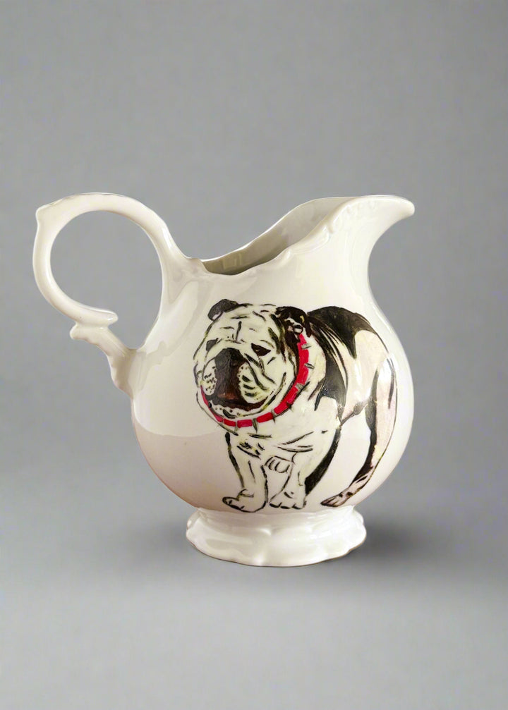 Bulldog Porcelain Pitcher