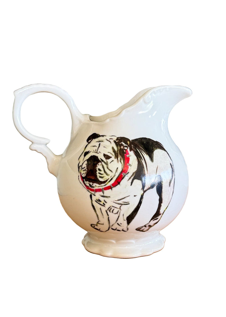 Bulldog Porcelain Pitcher