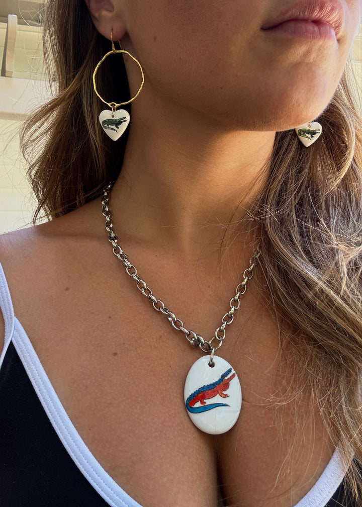 Gator Gameday Hoop Earrings