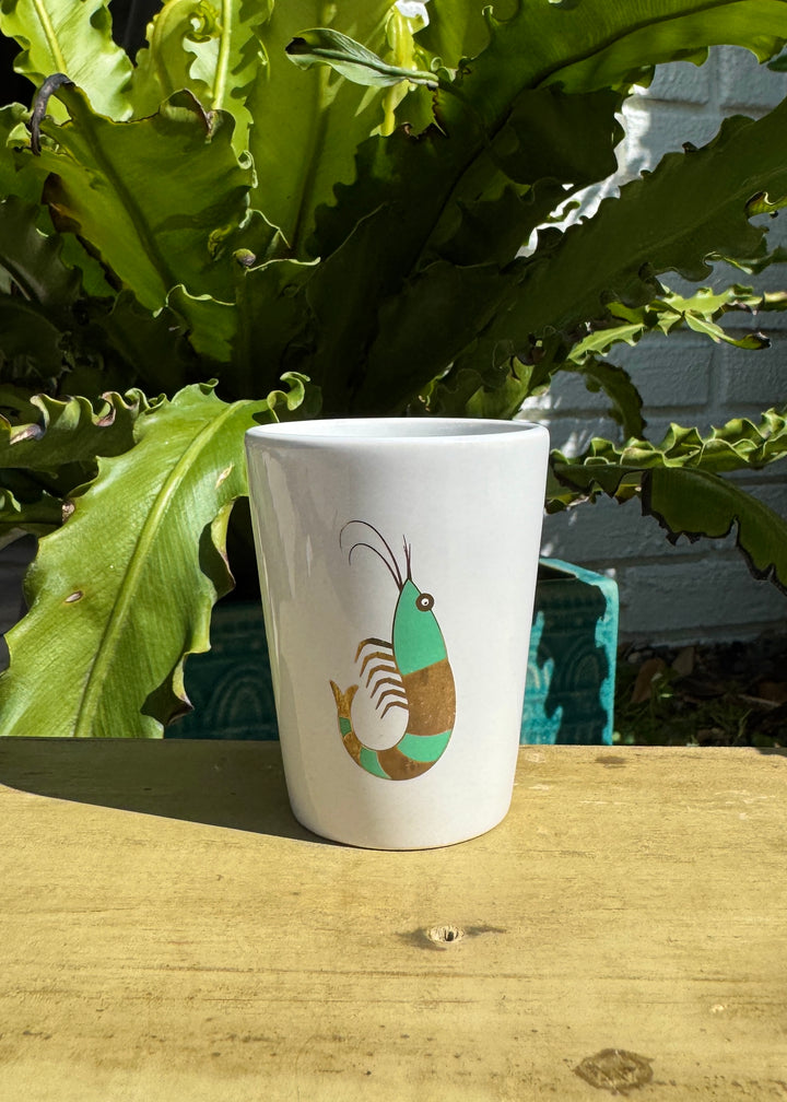 Coastal Shot Glass, Shrimp Shot Glass, Coastal Gifts