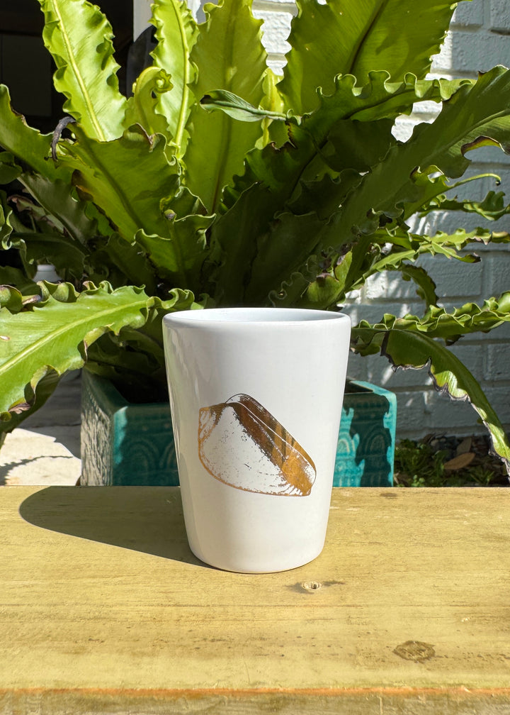 Coastal Shot Glass, Seashell Shot Glass, Coastal Gift