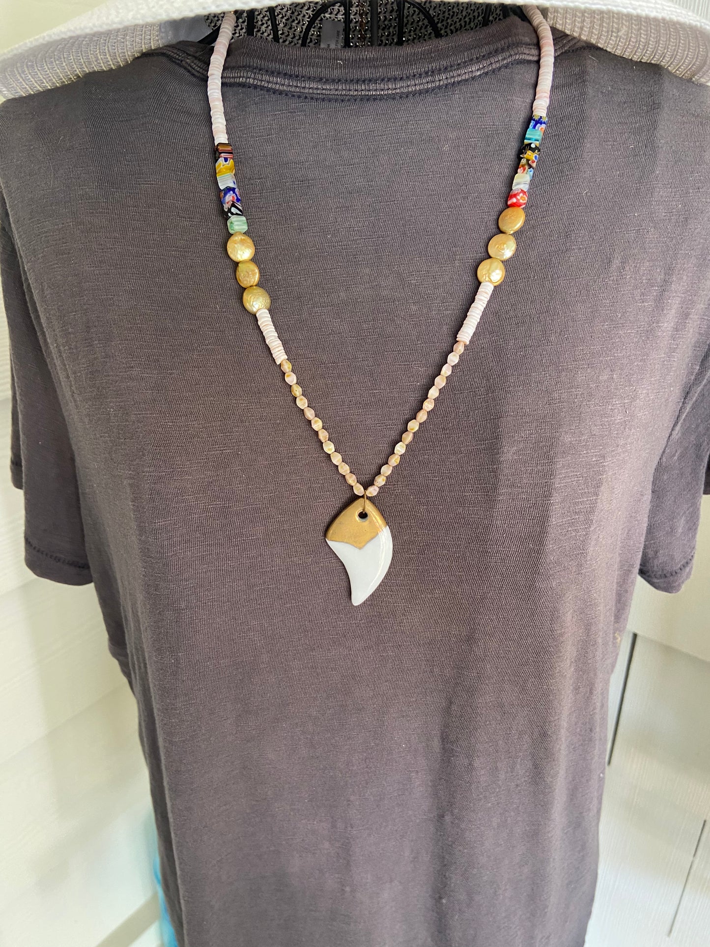 A gift, gift for mom, Coastal multi colored Necklace