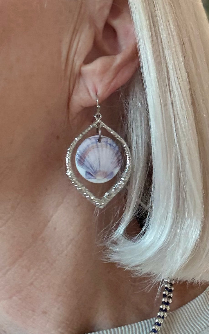 Seashell Coastal Earrings