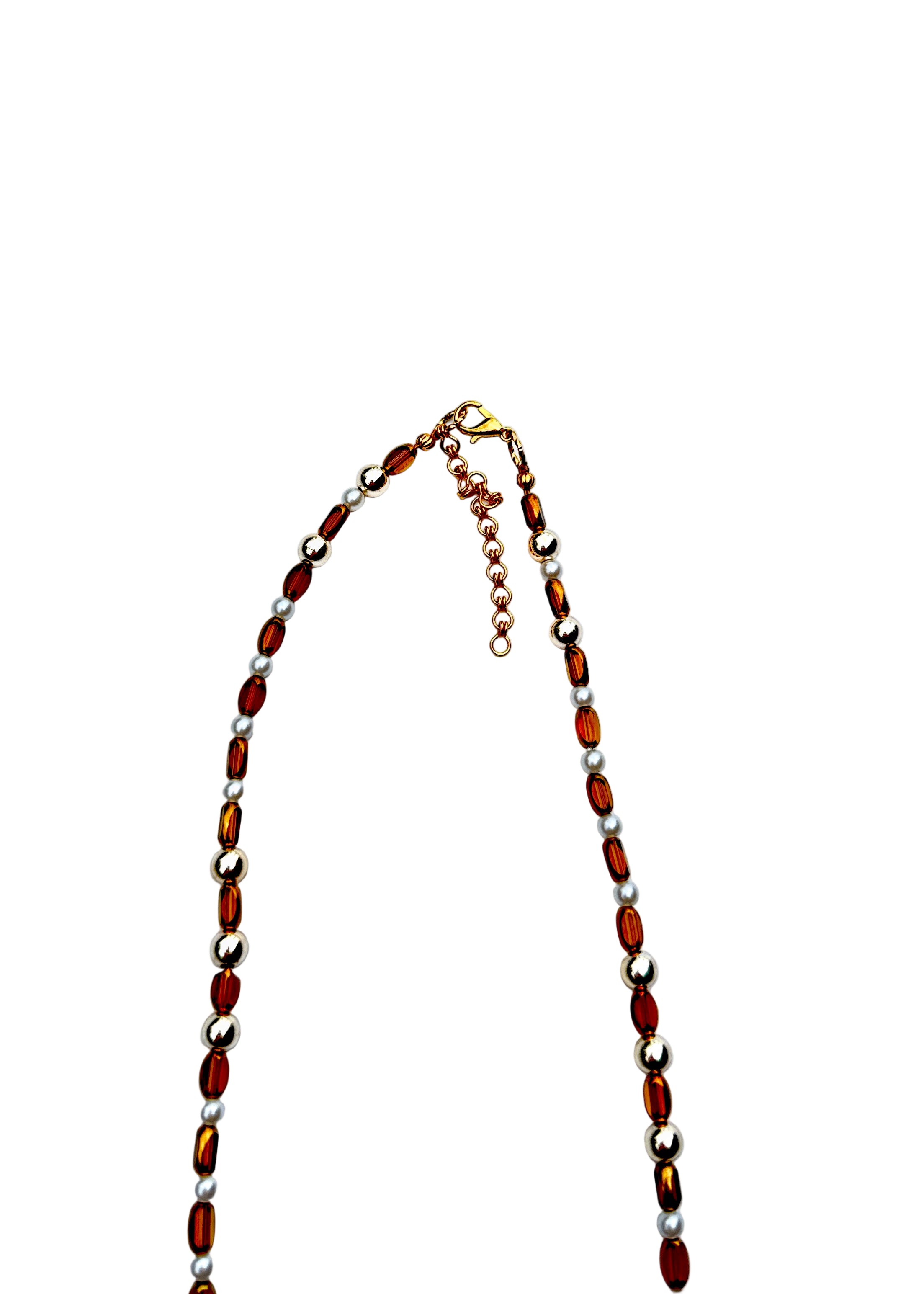 Gator Game Day Necklace – White Heart Porcelain Pendant