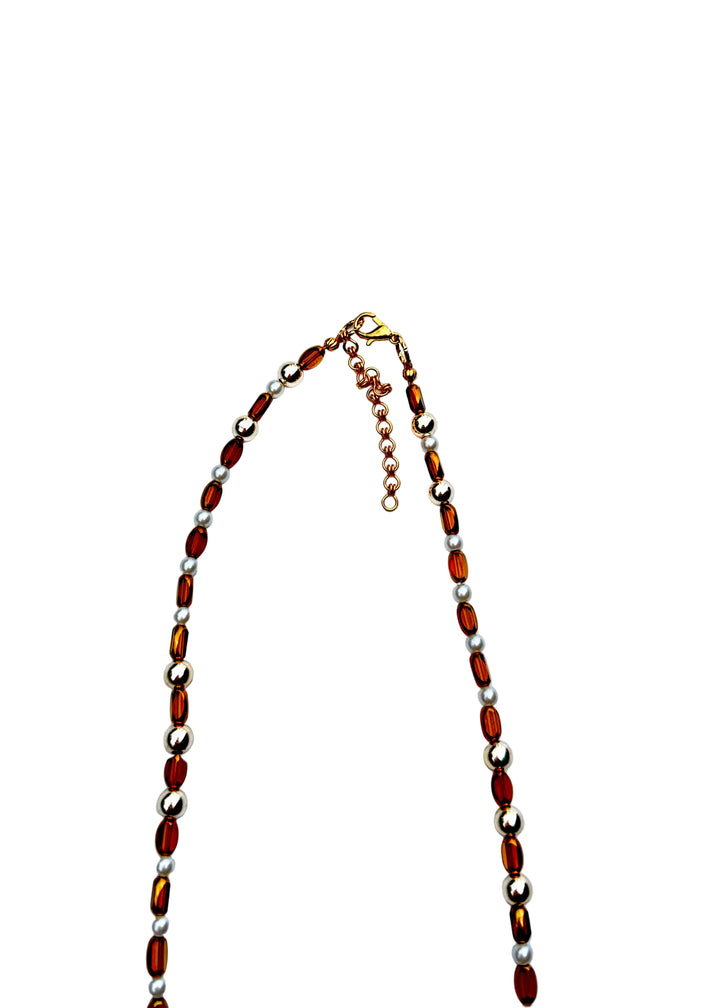 Gator Game Day Necklace Gold Beaded Jewelry College Football