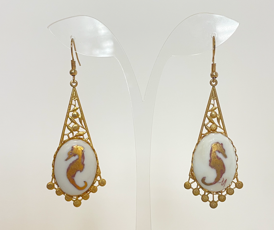 Seahorse earrings