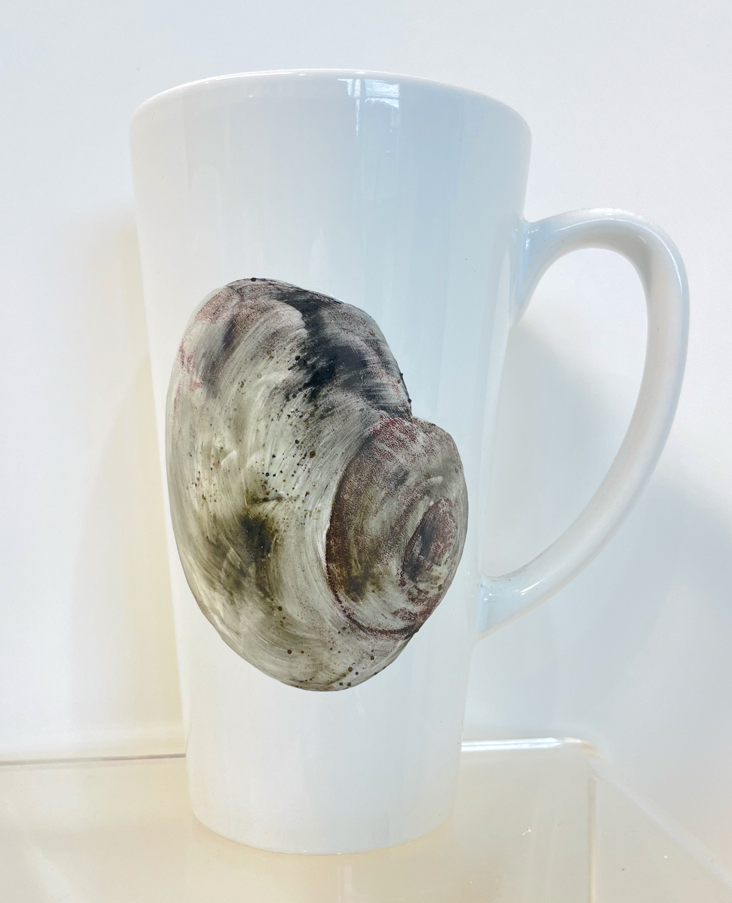 Shell latte mug