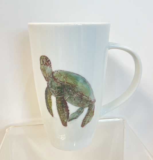 Sea Turtle latte mug
