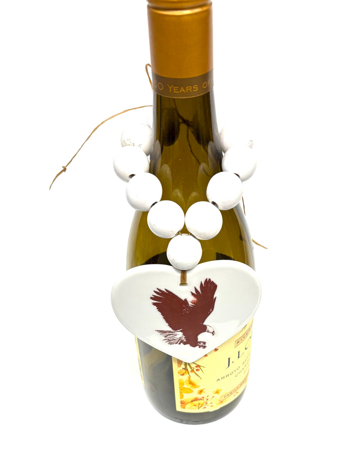 Eagle Porcelain Beverage Tag Barware Drink Charms