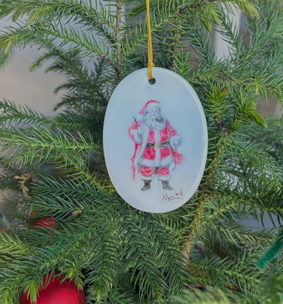Santa Ornament