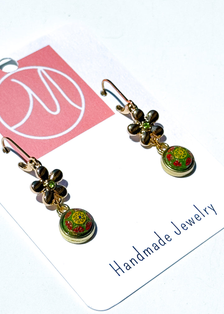 Mosiac Flower Earrings