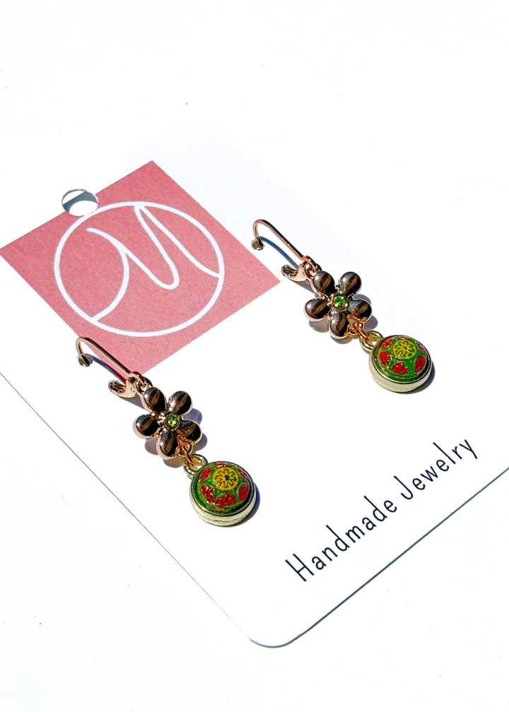 Mosiac Flower Earrings