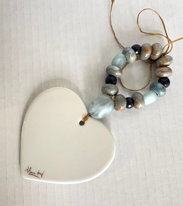 Dragonfly Heart Wine Beverage Tag – Hand Painted Porcelain Wine Charm by MadebyMonaH
