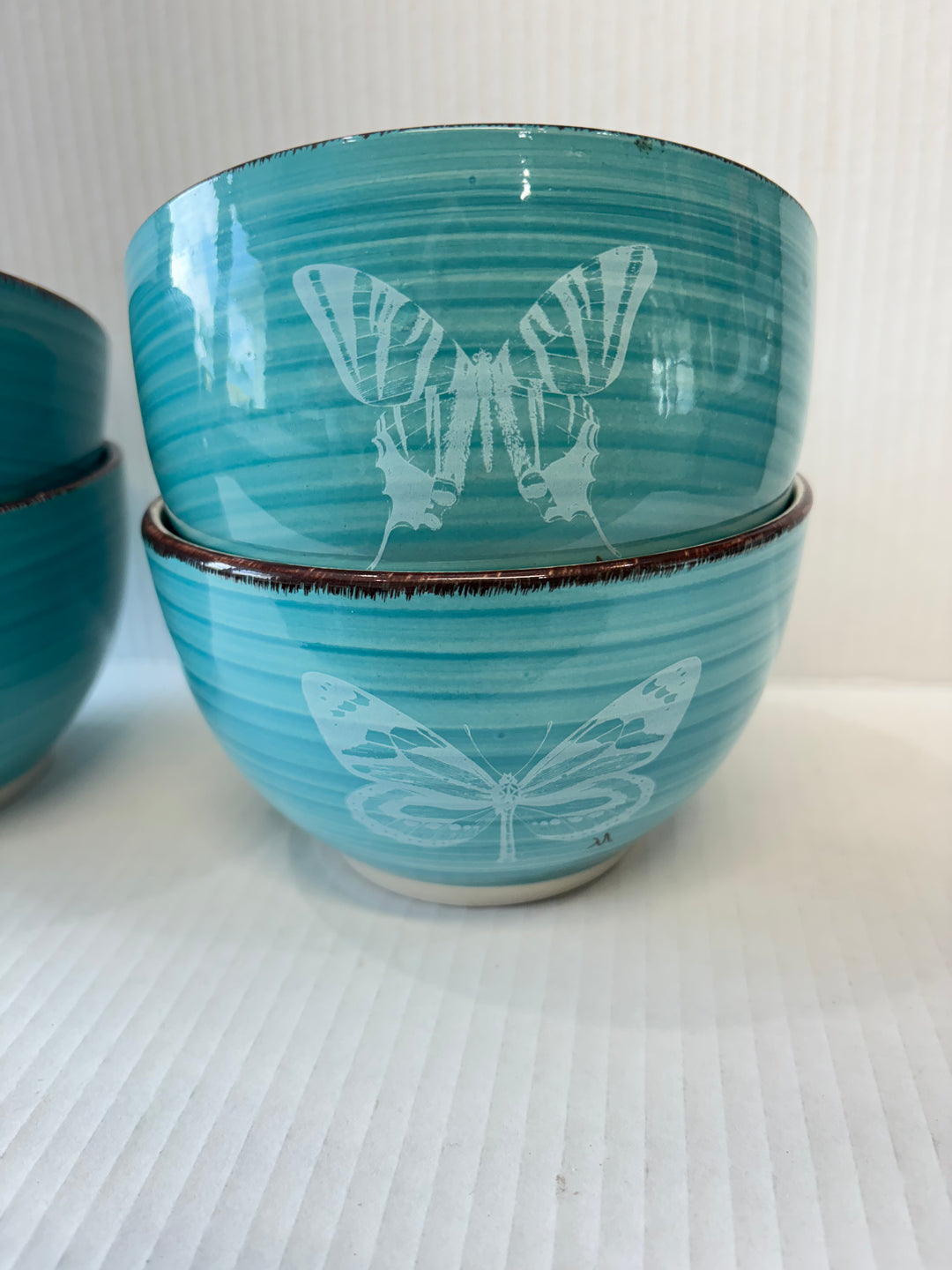 Butterfly Breeze Turquoise Bowl Collection