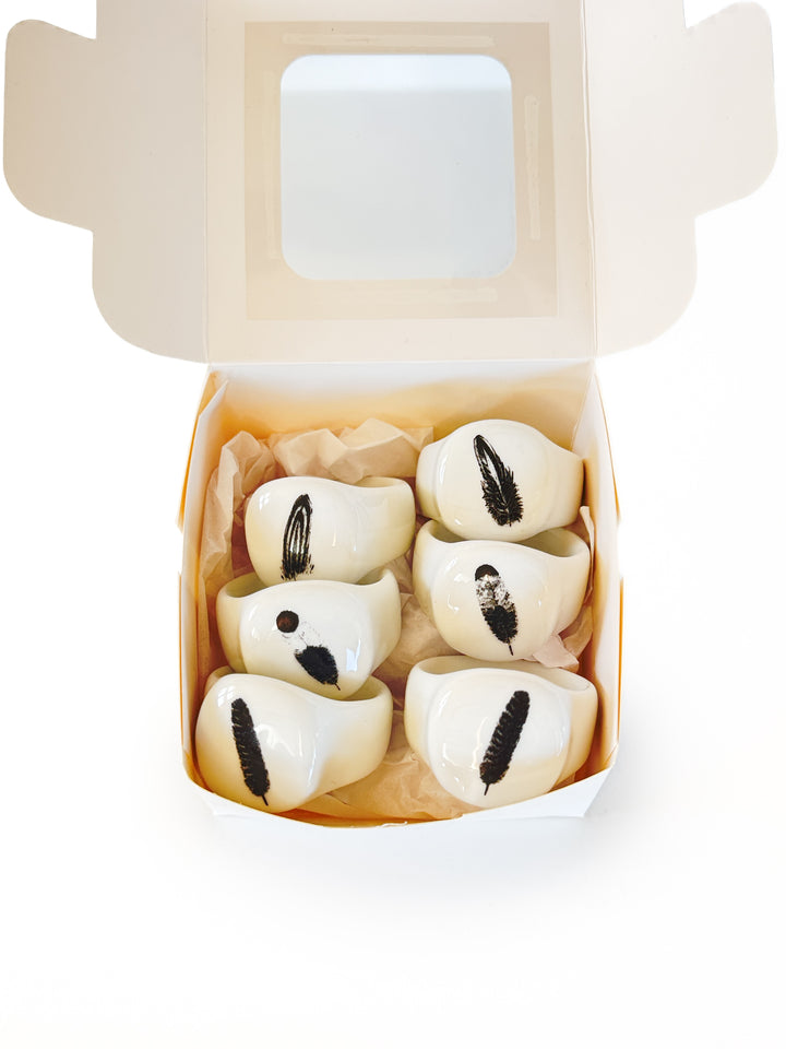 Feather Napkin Rings