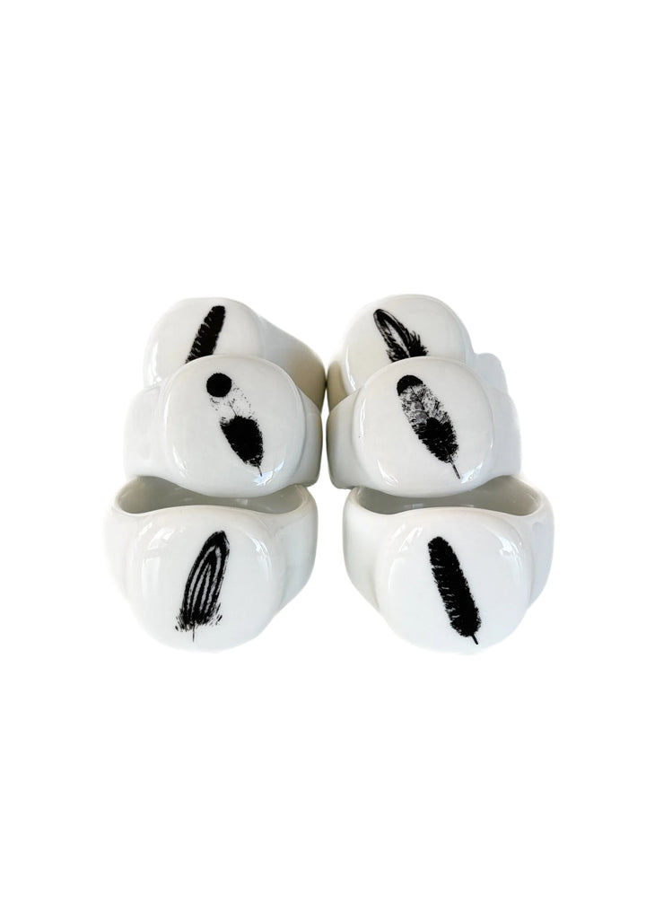 Feather Napkin Rings