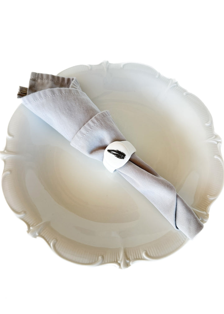 Feather Napkin Rings