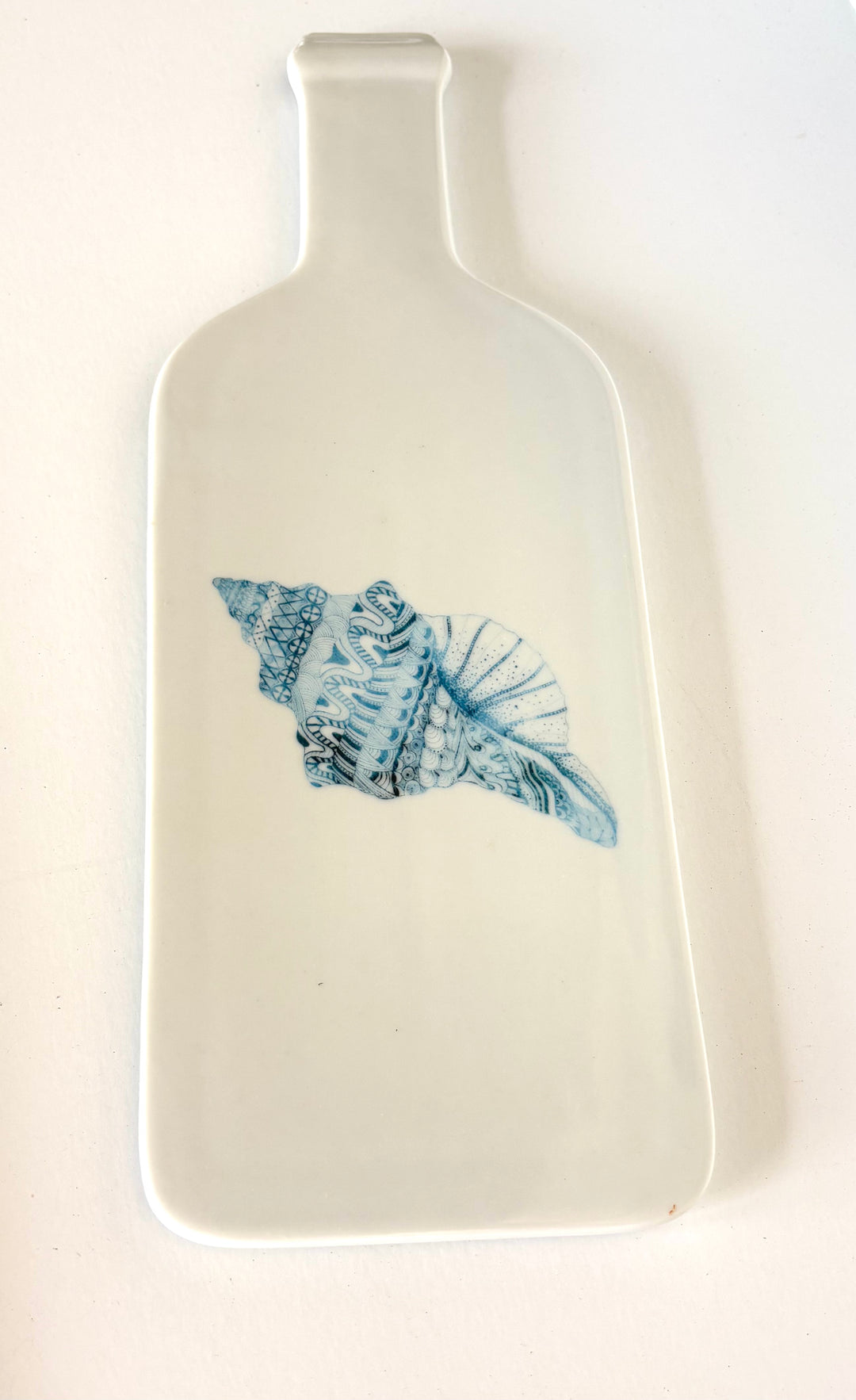 Coastal Shell Wine Bottle Cheese Board